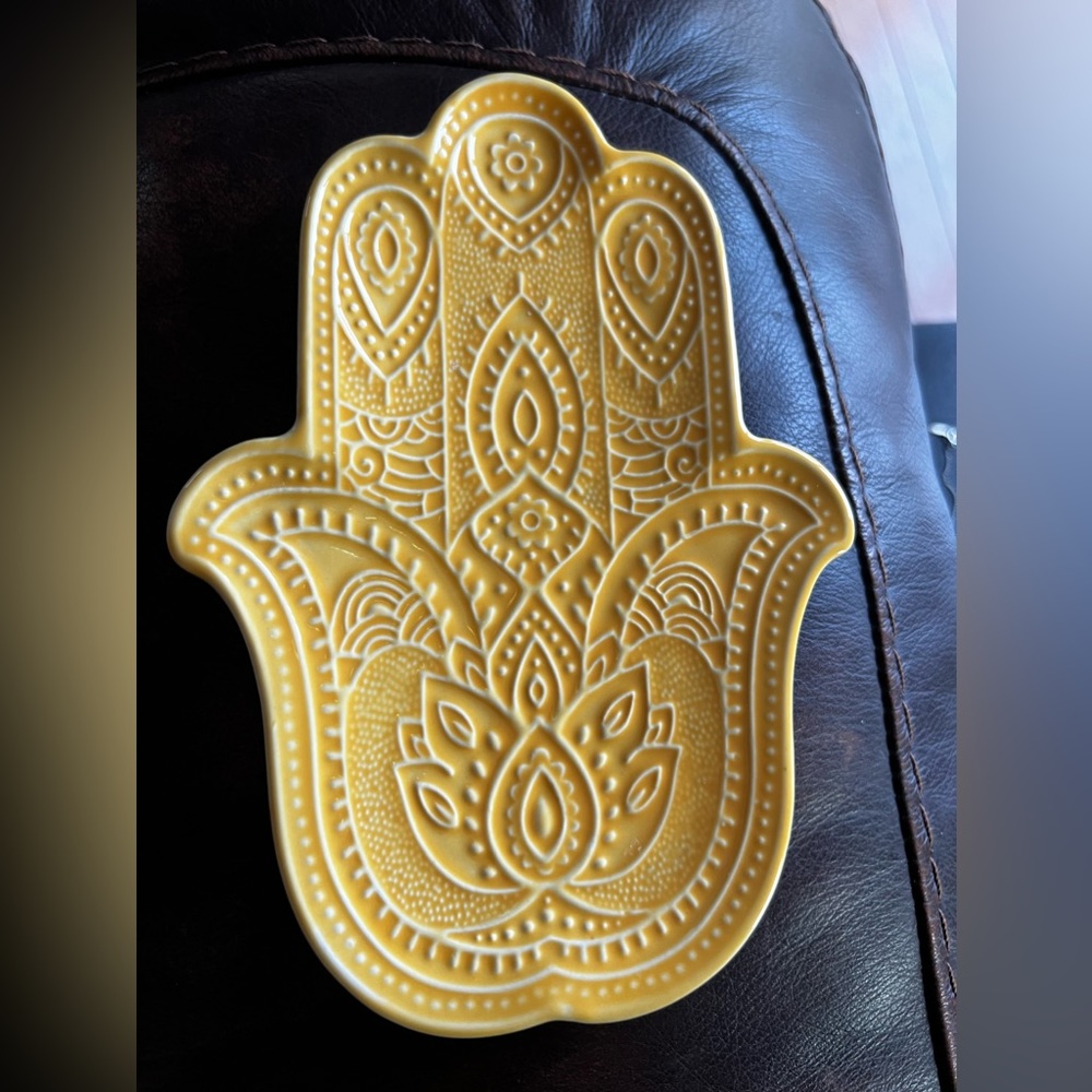 Ceramic Hamsa Spoon Rest